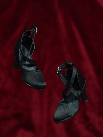 Bjd Shoes 1/3 Girl Black/Bl...