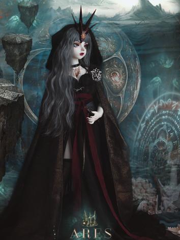 BJD Clothes Girl Black Suit Ares Outifit for SD Size Ball-jointed Doll