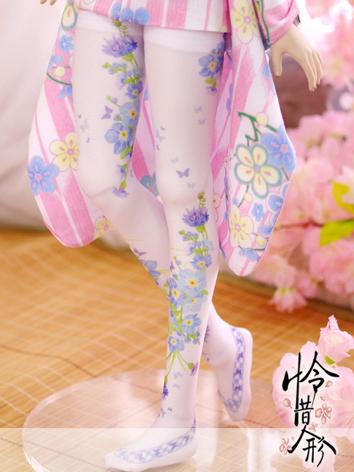 Bjd Socks Girl Lady Printed...