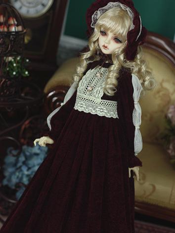 Bjd Clothes Girl Wine Long ...