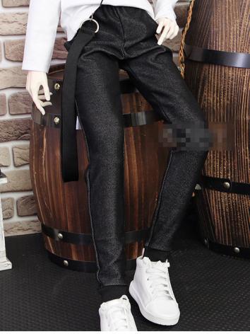 BJD Clothes Boy Black Trousers for 70cm/SD/MSD/YOSD Ball-jointed Doll