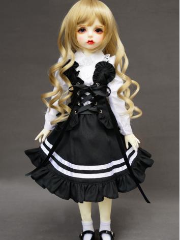 BJD Clothes Black and Write...