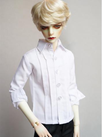 BJD White Shirt Coat for Bo...