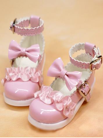 BJD 1/3 1/4 Shoes Female Wh...