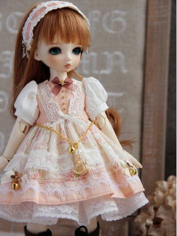 BJD Clothes Orange Girl Dre...