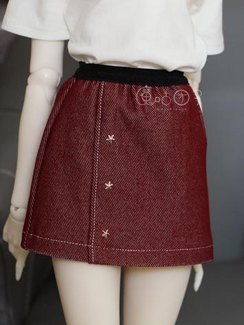 BJD Clothes Girl Black/Wine/Blue Skirt for SD/MSD/YOSD Ball-jointed Doll