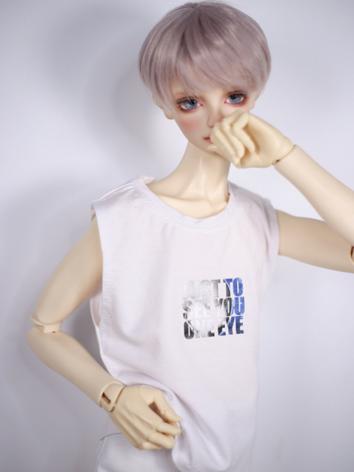 1/3 1/4 70cm Clothes Pink/Dark Blue/White Vest T-shirt A266 for MSD/SD/70cm Size Ball-jointed Doll