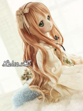 BJD Wig Girl Gold/Purple Ha...