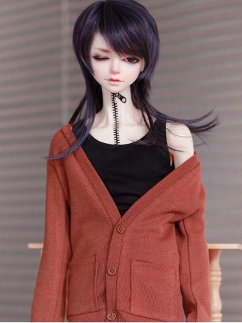 BJD Clothes Boy Coat Pink/G...