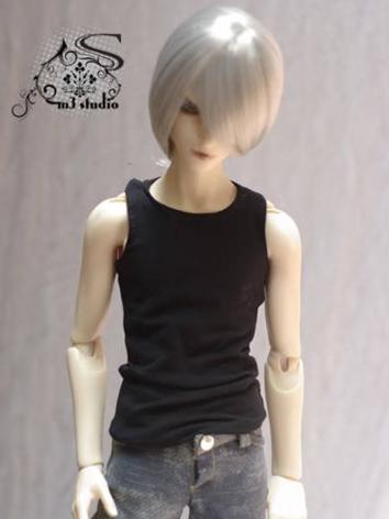 BJD Clothes Boy Vest Black ...