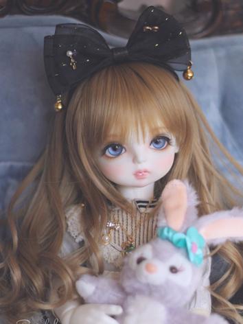 BJD Hair Decoration Black Bow Hairband Hairstick for SD Ball-jointed doll
