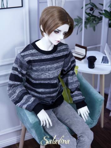 BJD Clothes Boy Gray Shirt ...