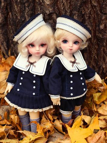 BJD Clothes Boy/Girl Dark b...