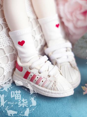Bjd Socks Girl/Boy White Socks for SD/MSD/YOSD Ball-jointed Doll