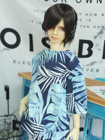 BJD Clothes Boy Blue Printe...