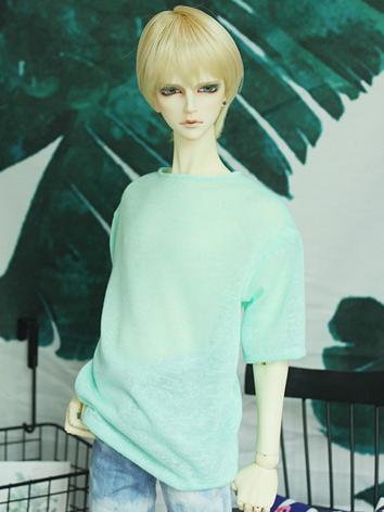 BJD Clothes Boy Mint T-shir...