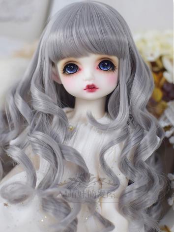 BJD Wig Girl Curly Hair for...