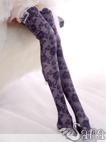 Bjd Socks Girl Lady Printed High Stockings for SD Ball-jointed Doll