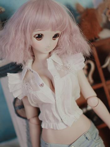 BJD Clothes Girl White Shir...