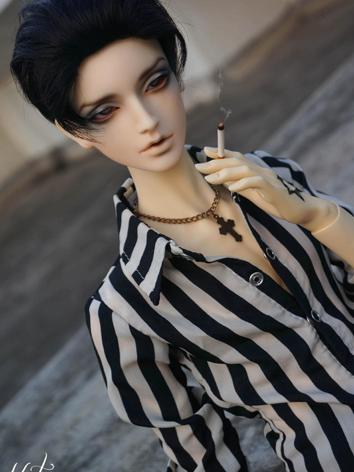 BJD Clothes Boy Striped Shi...
