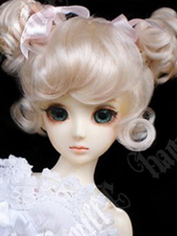 BJD Wig Female Light Gold L...