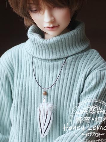 BJD 70cm 1/3 Feather Neckla...