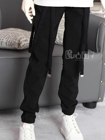 BJD Clothes Boy Black Trousers for 70cm/SD/MSD Ball-jointed Doll