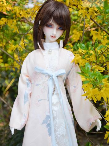 BJD Clothes Girl White&Pink...