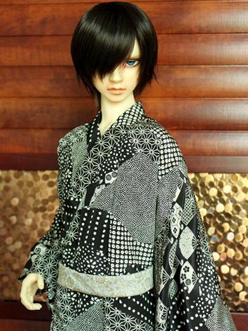 BJD Clothes Boy Black Yukat...