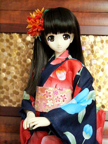 BJD Clothes Girl Red Printe...