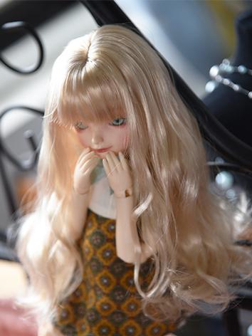 BJD Wig Girl Champagne Curl...