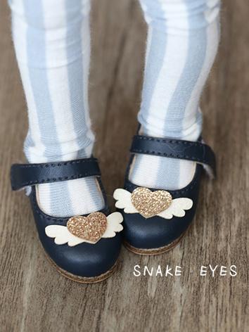 BJD Shoes Dark Blue/Black/W...