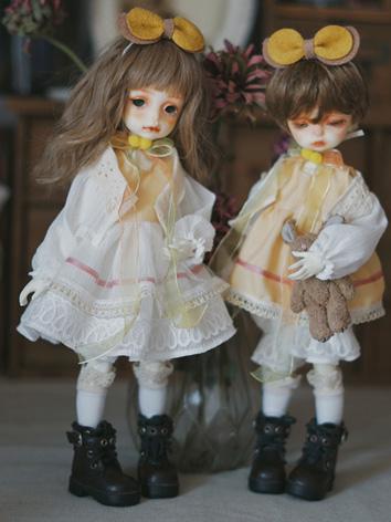 BJD Clothes Girl/Boy White ...