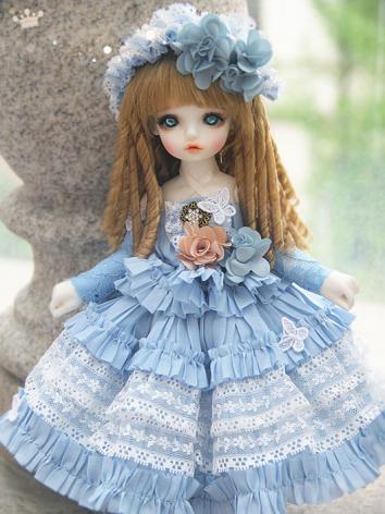 BJD Clothes Girl Sky blue D...