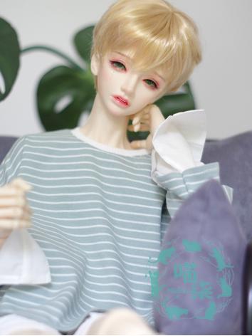 BJD Clothes Boy Green/Pink/Blue/Black Stripe Shirt for SD17/MSD/YOSD  size Ball-jointed Dol