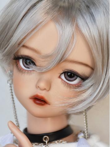 BJD Boy Wig Brown/Silver/Bl...