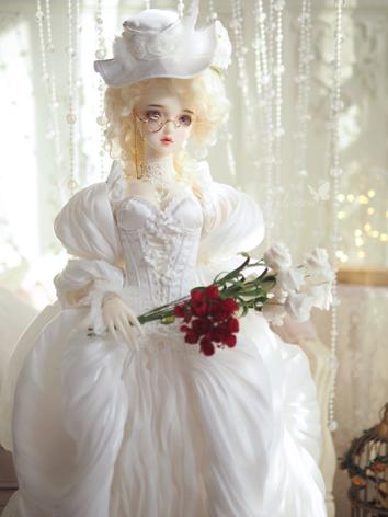 BJD Clothes Girl White Long...