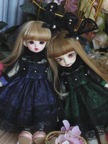 BJD Clothes Girl Purple/Blu...