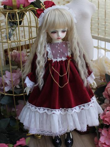 BJD Clothes Girl Wine Weste...