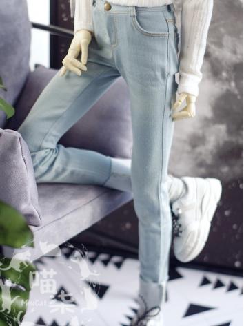 BJD Clothes Boy Jeans Trous...