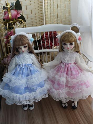 BJD Clothes Girl Pink/Blue ...