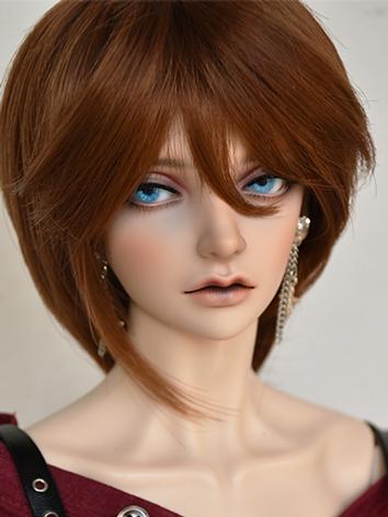 BJD Girl Wig Brown Short St...