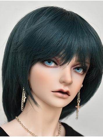 BJD Girl Wig Green Short St...