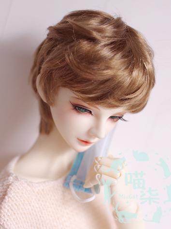 BJD Wig Boy Gold Wig Hair for SD/MSD/YOSD Size Ball-jointed Doll