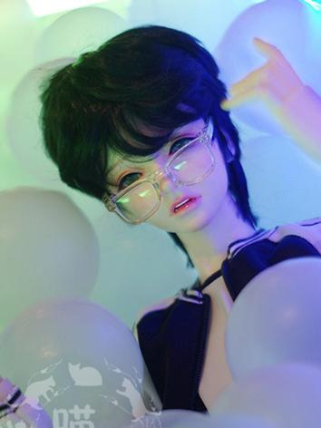 BJD Wig Boy Black Wig Hair for SD/MSD/YOSD Size Ball-jointed Doll