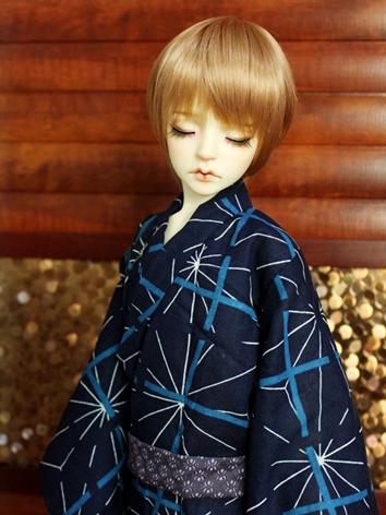 BJD Clothes Boy Blue Yukata...