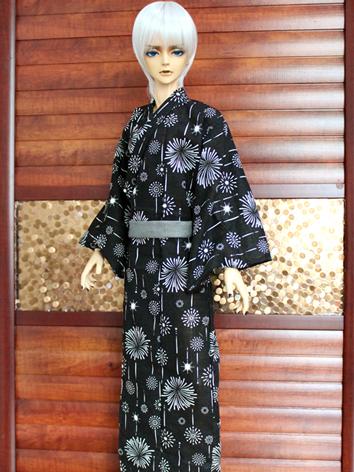 BJD Clothes Boy Black Yukat...