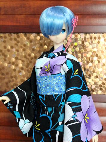BJD Clothes Girl Black Prin...