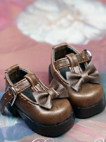 BJD Shoes Girl Brown/Black ...