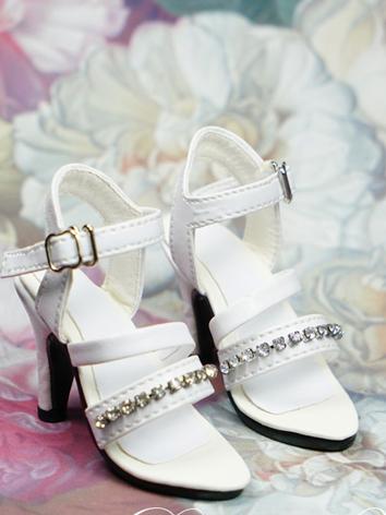 BJD Shoes Girl Black/White ...